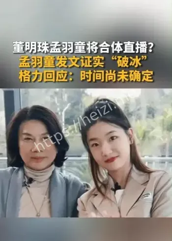 孟羽童董明珠互发表情包