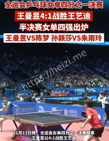 王曼昱战胜王艺迪